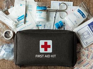 Guangdong suministros médicos de emergencia <span class=keywords><strong>para</strong></span> el hogar compacto portátil al aire libre coche completo impermeable Mini botiquín de primeros auxilios bolsa de fútbol - Product Image 5