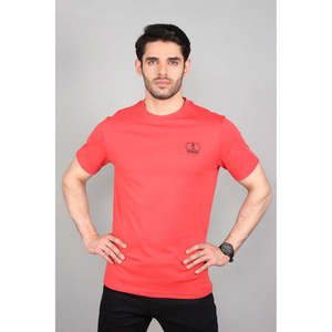 Unze London Men's Casual Crew Neck Fitness T-Shirt 100% Cotton Jersey Embroidered with Pattern Loose Fit DTG Technique - Product Image 2