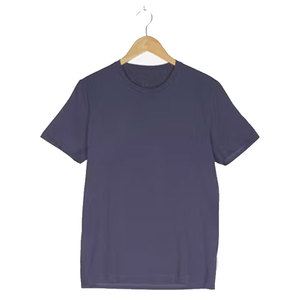 T-shirt d'été en jersey respirant personnalisé de haute qualité T-shirt unisexe à manches courtes et à col rond - Product Image 1