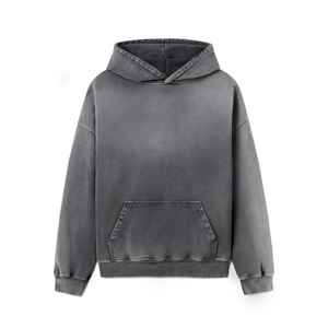 เสื้อมีฮู้ดผ้าฟลีซแบบสวมหัวสำหรับผู้ชายใส่ได้ทั้งชายและหญิงผ้าคอตตอน100% ทรงพอดีตัวปกติเป็นมิตรกับสิ่งแวดล้อมพิมพ์ลายดิจิตอล - Product Image 6