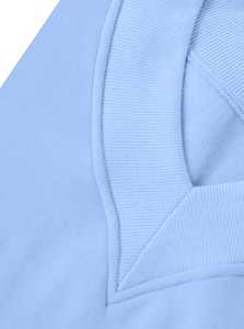 Sudadera con Capucha Extra Grande para Mujer, Cuello en V, Logotipo Personalizado Impreso en la Parte Delantera, Sudadera Informal con Mangas Abullonadas, Top Cómodo y Moderno - Product Image 3