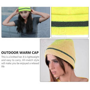Gorro de punto de invierno para hombre y mujer, cálido, de tela suave, para clima frío, para exteriores, con diseño jacquard. - Product Image 6