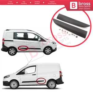 Moldura de panel de puerta corredera trasera izquierda/derecha BSP1218 para Transit Tourneo Courier MK1 B460 2014-2023 1854160 1854158 - Product Image 5