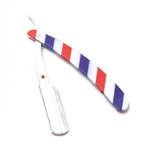 Rasoir droit pliant pour hommes avec logo personnalisé Style unique en acier inoxydable Nouveau prix bon marché Services OEM pour le rasage - Product Image 6