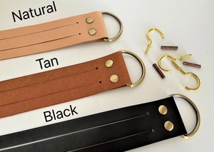 Window Treatments Minimalist Leather Curtain Tie-Back - Product Image 2