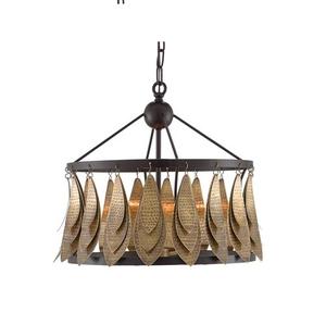 Lampe et lustre suspendus en verre en laiton antique utilisés pour la décoration intérieure et semi-intérieure fabriqués par l'Inde - Product Image 3