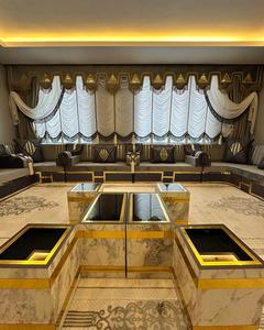 Asientos Orientales para el Suelo, Sofá Étnico, Sofá Árabe Majlis, Sofá Estilo Otomano, Conjunto Árabe Jalsa, Asientos Orientales de Lujo para el Suelo - Product Image 4