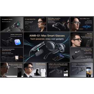 Lentes Inteligentes con IA AimB G1 Max, Cámara de 8MP, Video de 1080P, Resistentes al Agua IPX-4, para Uso en Exteriores - Product Image 6