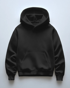 Sweat à capuche en molleton mélangé de coton surdimensionné 450-500 Gsm Basics pour hommes hiver Streetwear pulls à capuche fabricant - Product Image 6