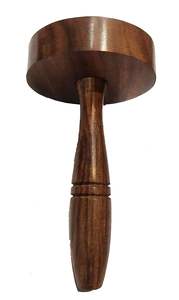 Prensador de cocina de madera ecológico hecho a mano por Ahad Handicrafts-Herramienta perfecta para triturar Paratha y Seakki Roti - Product Image 2