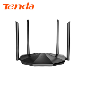 Enrutador <span class=keywords><strong>WiFi</strong></span> inteligente Tenda AX1500 5G Gigabit <span class=keywords><strong>Internet</strong></span> inalámbrico de doble banda con antenas de alta ganancia de 4 y 6dBi 3 puertos <span class=keywords><strong>LAN</strong></span> Gigabit - Product Image 1