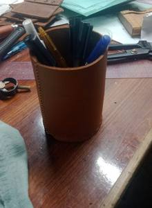 Estuche para Bolígrafos al por Mayor para el Hogar o la Oficina para Mantener tu Escritorio Ordenado, Portaplumas Retro de Cuero Premium - Product Image 3