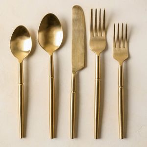 Juego de cubiertos de latón hecho a mano pulido de fabricación OEM para ocasiones festivas que ofrecen atractivo real y artesanía hecha a mano de primera calidad - Product Image 4