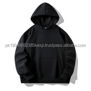 Sudaderas con Capucha Gruesas de Algodón para Hombre, Personalizadas con Logotipo, Hombros Caídos, Estilo Flocado - Product Image 3