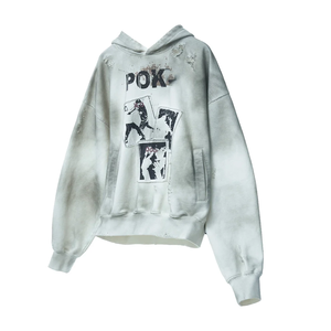 Sudadera con capucha estampada al por mayor estilo vintage tela suave adecuada para marca personalizada - Product Image 3