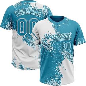 Camiseta de softbol sublimada personalizada para hombres Proveedor OEM Camiseta transpirable ligera mundial para equipos deportivos y clubes - Product Image 3