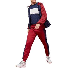 ชุดวอร์มลำลองผู้ชายสำหรับฤดูหนาว บริการ OEM แบบ 2 ชิ้น เสื้อซิป น้ำหนักเบา ผ้าฟลีซคอตตอน 100% ระบายอากาศ กันลม รับสั่งทำตามแบบ - Product Image 2