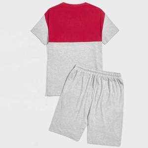 Ensemble de deux pièces de haute qualité 2026, fitness, jeunes et adultes, mode estivale, décontracté, ajusté, t-shirt et short pour homme - Product Image 6