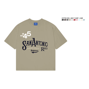 ODM OEM Unisex Boxy camiseta tejida 100% poliéster/algodón de talla grande Ajuste de gran tamaño estampado patrón de secado rápido respetuoso con el medio ambiente hecho - Product Image 2