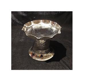 Bol à chocolats martelés en aluminium Dernière conception Forme ronde Snacks Dates Bol de service à bas prix - Product Image 1