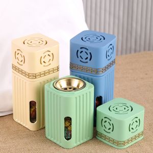 Quemador de incienso de resina árabe de lujo hecho a mano quemador Mabkhara para Oud Bakhoor incienso sándalo fresa madera semilla Material para - Product Image 1