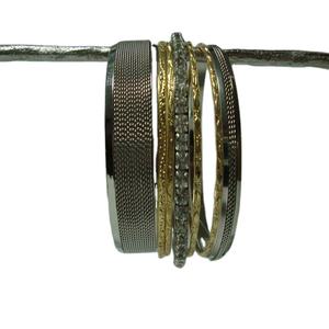 Perfectly Handmade Multiple Bangles <b>Set</b> / Bone and Brass Bangles <b>Set</b> Indian Bangles <b>Set</b> <b>for</b> <b>Women</b> - Product Image 2