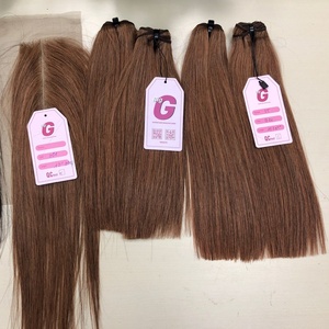 Cabello humano Lacio y liso de 16 pulgadas, cabello 100 humano sin procesar vietnamita, venta al por mayor - Product Image 4