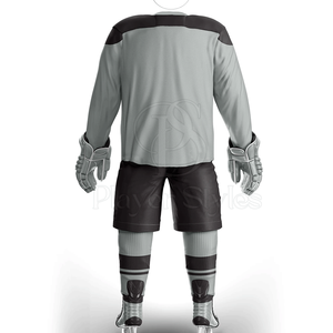 Ensemble de maillots de hockey sur glace personnalisés de haute qualité Nouveau style d'uniforme entièrement personnalisable Nom de l'équipe OEM Meilleurs vêtements de hockey sur glace en gros - Product Image 3