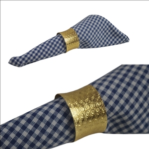 2023 nouveauté usine vente directe décoration de mariage plusieurs couleurs alliage solide métal ronds de serviette pour hôtel Restaurant décor - Product Image 5