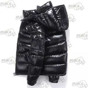 แจ็กเก็ตขนเป็ดมีฮู้ดตัวยาวแวววาวกันน้ำระบายอากาศน้ำหนักเบาและอบอุ่นชุดใส่กลางแจ้งสำหรับฤดูหนาว - Product Image 5