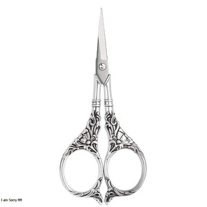 กรรไกรปักผ้ามืออาชีพ สวยงาม ทันสมัย ด้ามจับเซรามิกสแตนเลส สำหรับคนถนัดขวา ขัดเงาอย่างดี ด้ามจับตกแต่งอย่างหรูหรา - Product Image 5