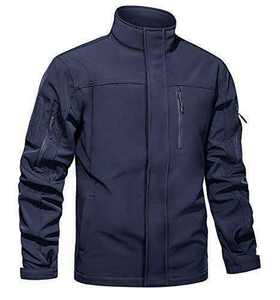 Veste tactique softshell personnalisée pour homme, 100% polyester, imperméable, coupe-vent, séchage rapide, respirante, style streetwear, fermeture éclair, polaire - Product Image 1