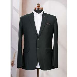 Traje de Oficina para Hombre Verde Oscuro Más Vendido, Diseño Inspirado en Diseñadores, para Uso Diario en la Oficina, Eventos Laborales y Eventos Formales, para Exportación - Product Image 1