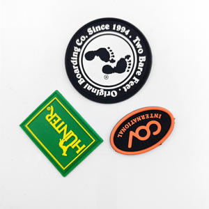 Nova Chegada Venda quente Preços Baratos PVC Rubber logos Alta Qualidade Leve Secagem Rápida PVC Rubber Patches logos - Product Image 6
