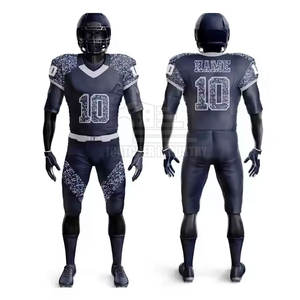 Kit de football américain avec maillot imprimé de chiffres, pantalon taille haute et rembourrage pour les hanches - Product Image 4