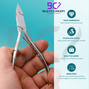 Coupe-ongles facile à utiliser, antidérapant, en acier inoxydable, service OEM, qualité supérieure, coupe-ongles de podologie, ouverture large des lames - Product Image 2