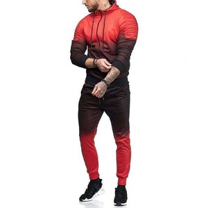 Premium Quality Sports Regular Fit Printed 100% Cotton Heavyweight Tracksuits Outwear Streetwear 2 Piece Set <b>Jogging</b> <b>Suits</b> - Product Image 5