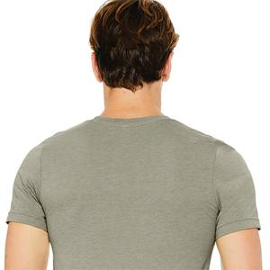 เสื้อยืดคอกลมพรีเมียมสำหรับผู้ชาย ผ้าฝ้าย 100% เสื้อเปล่า แขนสั้น ดีไซน์ถัก ผสมผสานสไตล์การพิมพ์ซิลค์สกรีน - Product Image 6