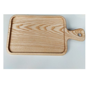 Bandeja de madera artesanal ecológica Bandeja de servicio de madera natural duradera para restaurantes y hogares - Product Image 1