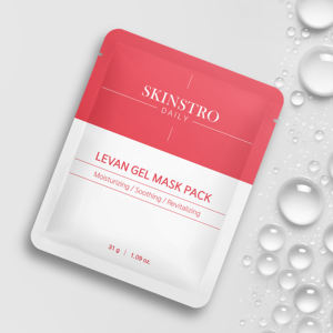 Masque facial en hydrogel SKINSTRO fabriqué en Corée, lot de 4 pièces, hydratation intense, parfum floral doux, texture souple, éclatante - Product Image 1