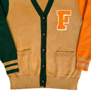 Nuevo Cárdigan Informal de Estilo Moderno para Logotipo Bordado Personalizado, Ropa Deportiva Escolar, Cárdigan de Punto de Invierno - Product Image 5