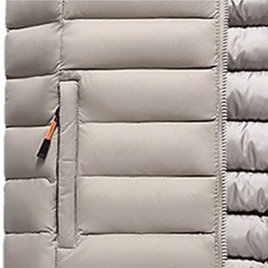 Blouson universitaire d'hiver sans manches pour homme, chaud et coupe-vent, 100 % coton toile, avec col montant et logo frontal - Product Image 4