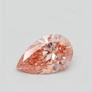 Fancy Vivid <b>Pink</b> Cushion Lab Created Diamond Cushion Ascher Cut Loose Diamond Ideal for Rings Pendants and Custom Jewelry - Product Image 3