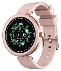 Stylish Women's Smartwatch - Android and Compatible Fitness Tracker with Customizable Dial - Sport Watch for Ladies