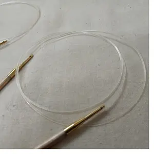 Aiguilles à tricoter circulaires en bois sur mesure disponibles en taille 3 mm à 15mm, idéales pour la revente par fil et fourniture artisanale de tricot