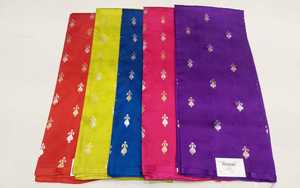 Sari de seda pura 100% hecho a mano Premium, telar manual de seda suave, regalo elegante de excelencia para ella, Sari de moda étnica - Product Image 6
