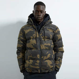 เสื้อแจ็คเก็ตพัฟเฟอร์แฟชั่นใหม่ ไซส์ใหญ่ กันลม แบบบอมเบอร์ ซิปหน้า สำหรับผู้ชาย ดีไซน์พับเก็บได้ น้ำหนักเบา สวมใส่สบาย และระบายอากาศได้ดี - Product Image 5