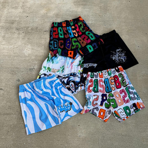 Short en maille unisexe 100% polyester à séchage rapide personnalisé du fabricant Style de rue solide Basketball de rue pour hommes Respectueux de l'environnement - Product Image 2