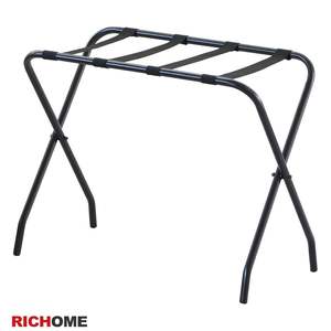 Elegante portaequipajes de acero inoxidable con marco plegable, perfecto para dormitorios modernos e interiores de hoteles de lujo - Product Image 4