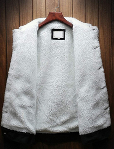 OEM Mens Fleece <b>Lined</b> Denim Jacket Winter <b>Sherpa</b> Jean Jacket Casual Streetwear Fashion Wholesale Supplier - Product Image 6